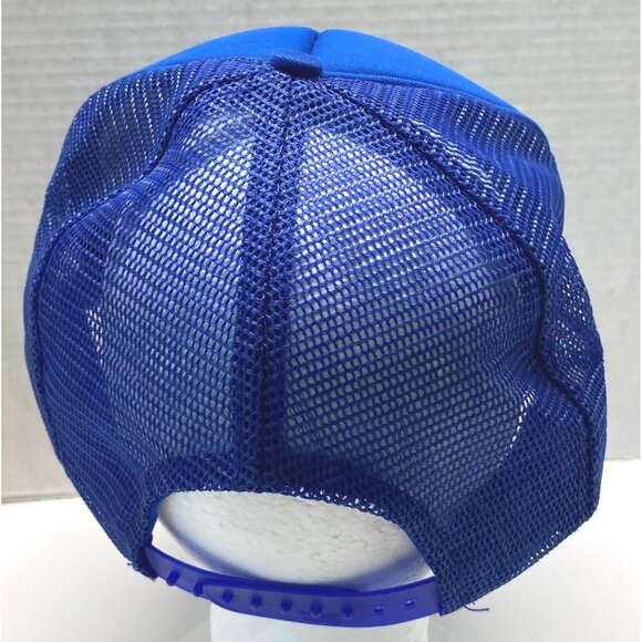 Rocky Mountain Air Service Trucker Hat Nampa Idaho Snapback Cap Blue PNW - Picture 2 of 10